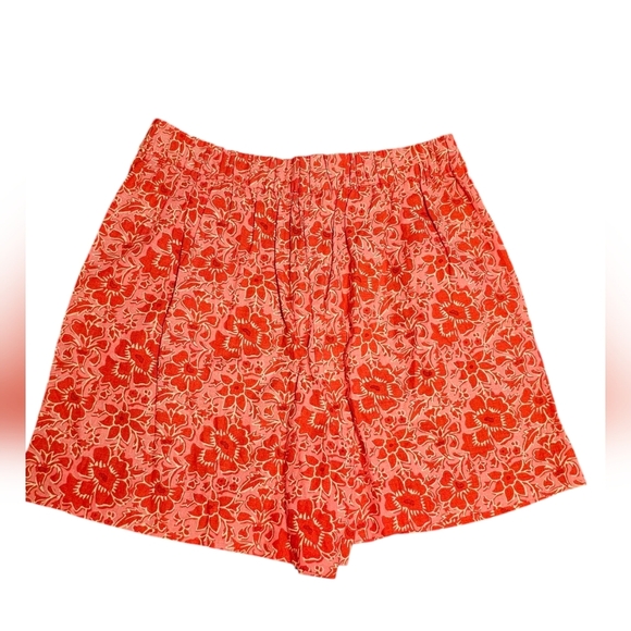 J.crew Printed elastic-back linen-blend pleated short - Picture 3 of 3